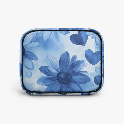 Große Kosmetiktasche - Blue Flower Kosmetiktasche JLR Design