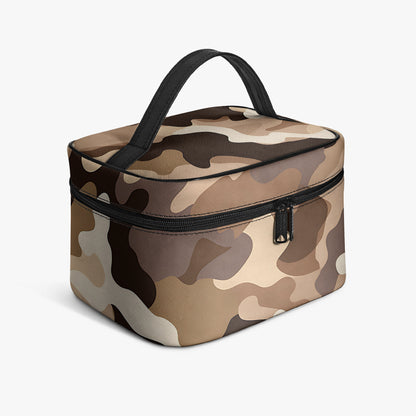 Große Kosmetiktasche - Brown Camouflage v1 Handbags JLR Design