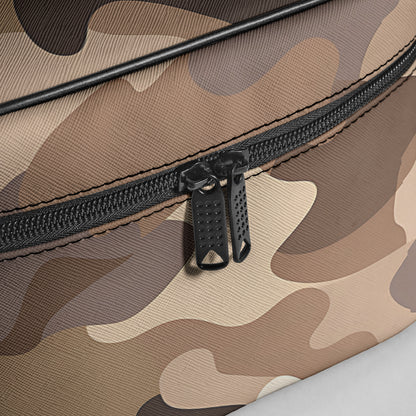 Große Kosmetiktasche - Brown Camouflage v1 Handbags JLR Design