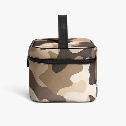 Große Kosmetiktasche - Brown Camouflage v1 Handbags JLR Design