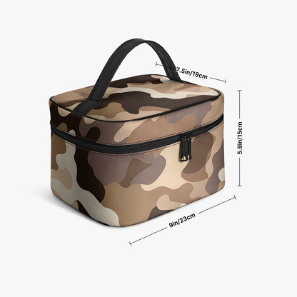 Große Kosmetiktasche - Brown Camouflage v1 Handbags JLR Design