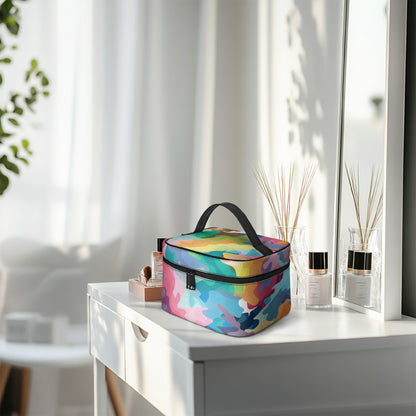 Große Kosmetiktasche - Colorful Camouflage v1 Kosmetiktasche JLR Design