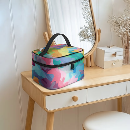 Große Kosmetiktasche - Colorful Camouflage v1 Kosmetiktasche JLR Design