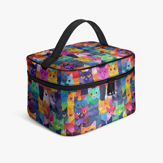 Große Kosmetiktasche - Colorful Cats Kosmetiktasche JLR Design