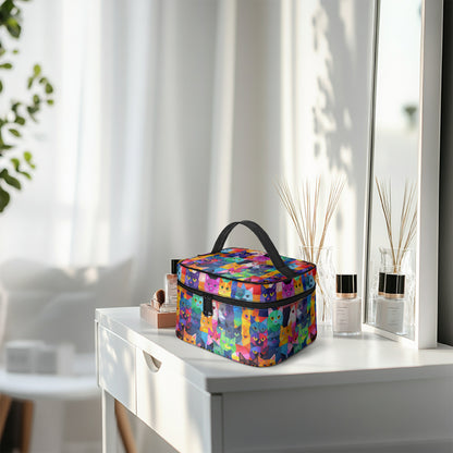 Große Kosmetiktasche - Colorful Cats Kosmetiktasche JLR Design