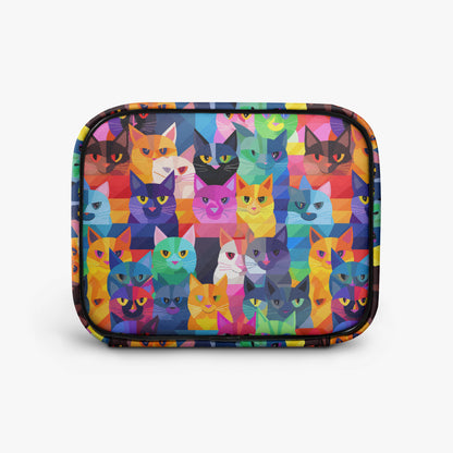Große Kosmetiktasche - Colorful Cats Kosmetiktasche JLR Design