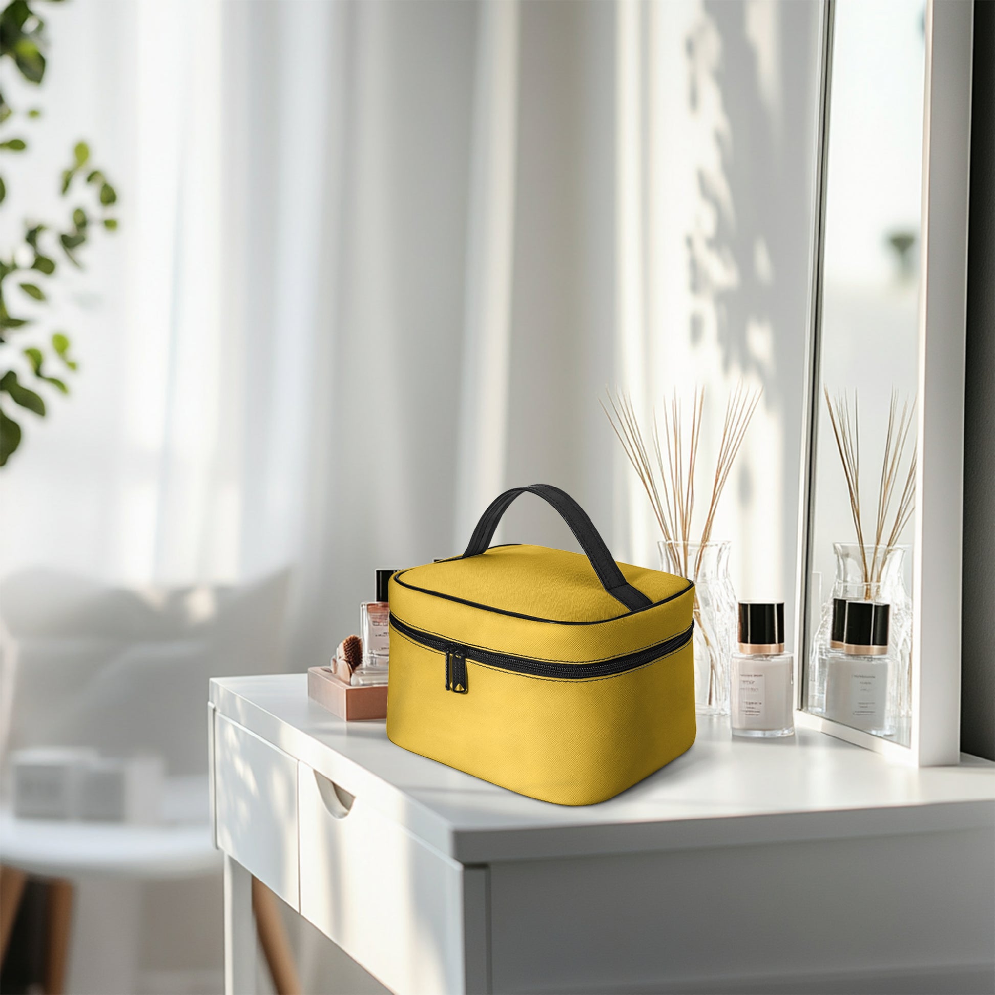 Große Kosmetiktasche - Gelb Kosmetiktasche JLR Design