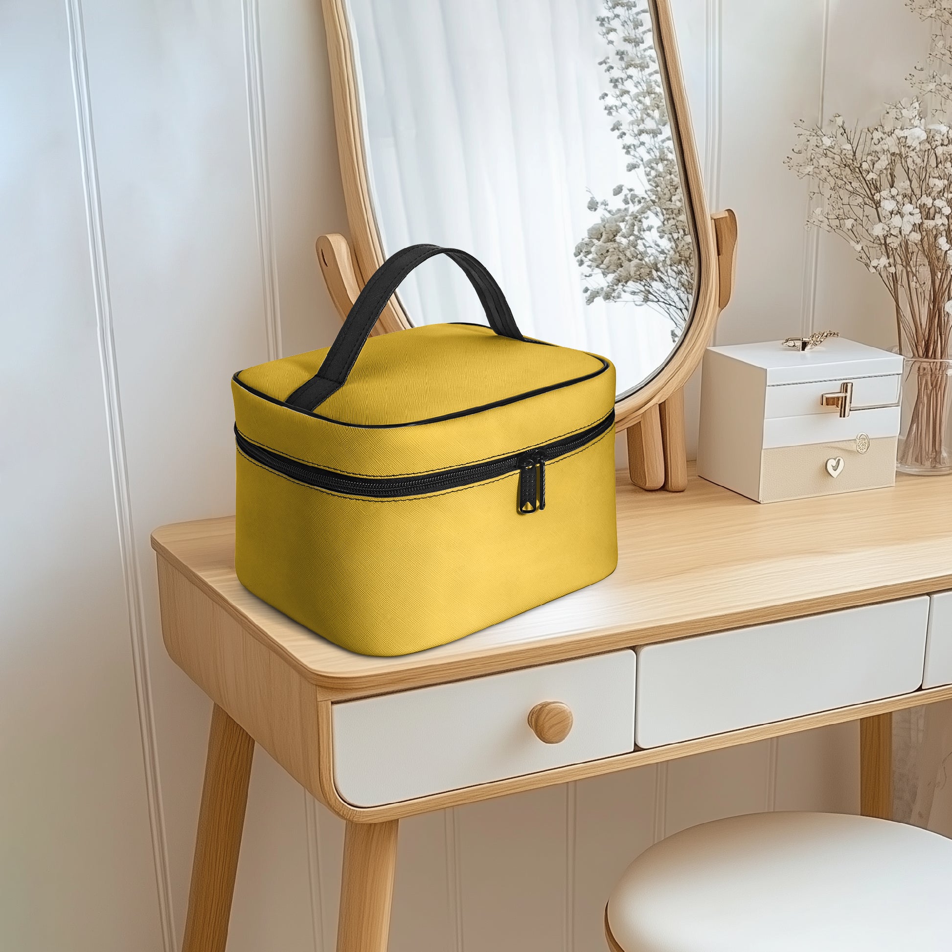 Große Kosmetiktasche - Gelb Kosmetiktasche JLR Design