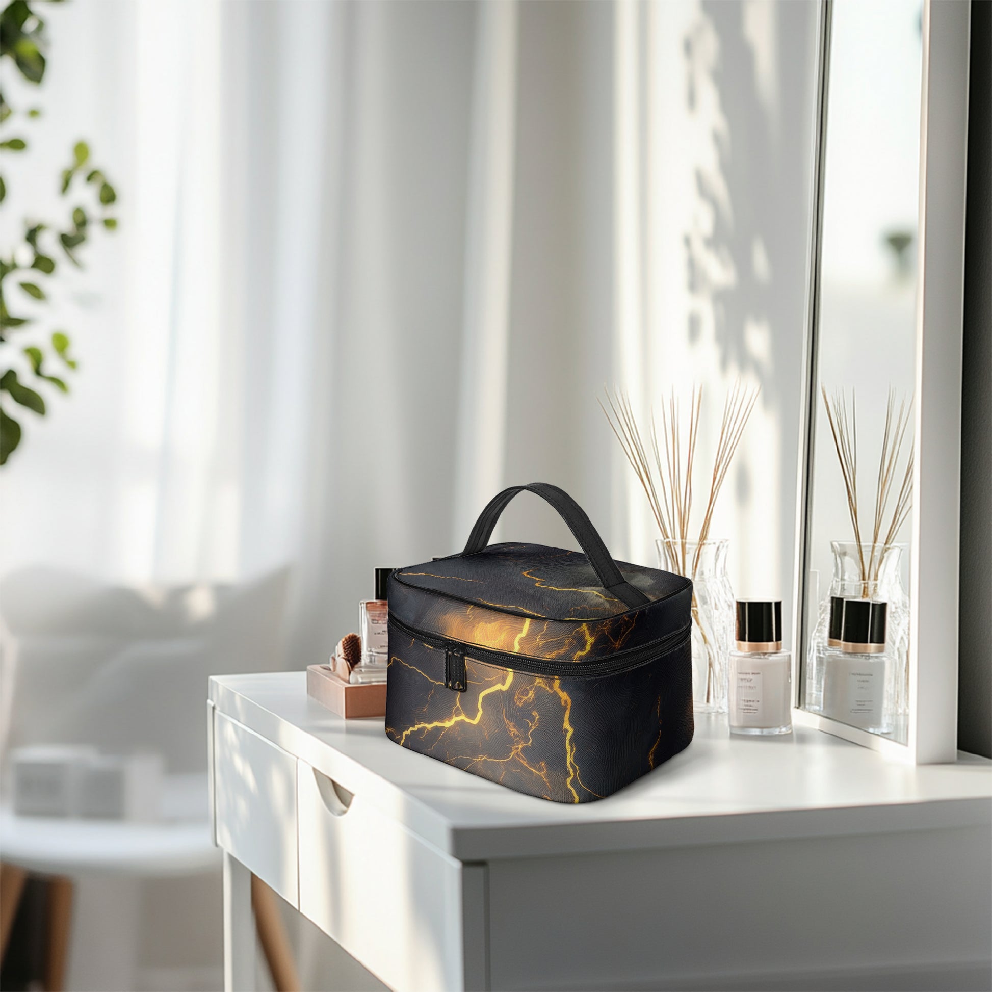Große Kosmetiktasche - Golden Thunder Handbags JLR Design