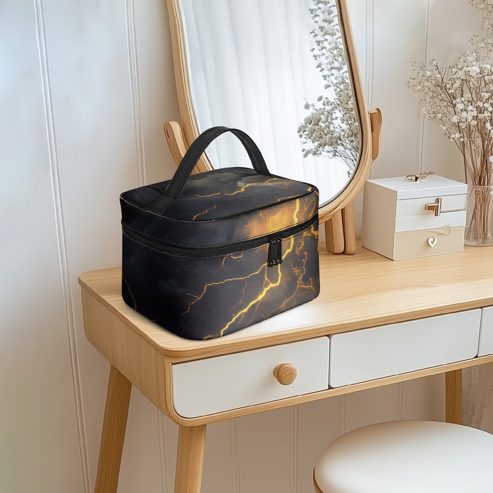 Große Kosmetiktasche - Golden Thunder Handbags JLR Design
