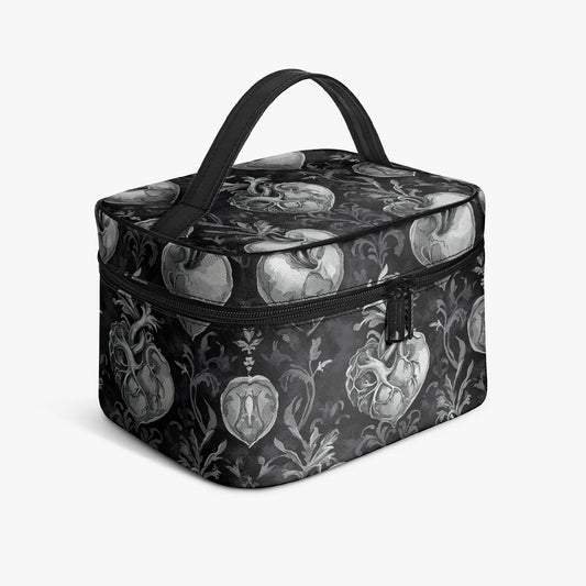 Große Kosmetiktasche - Gothic Black Heart Kosmetiktasche JLR Design