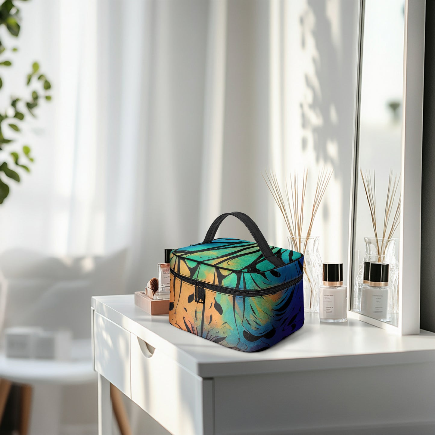 Große Kosmetiktasche - Gothic Tie Dye v2 Handbags JLR Design