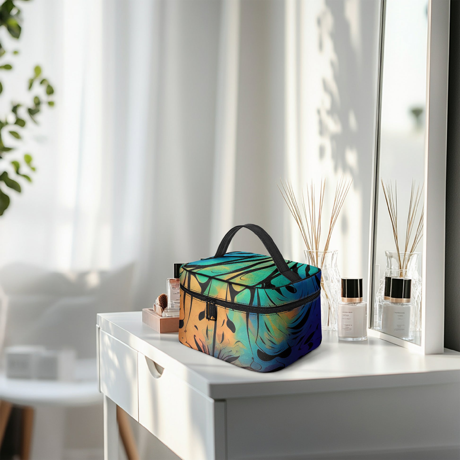 Große Kosmetiktasche - Gothic Tie Dye v2 Handbags JLR Design