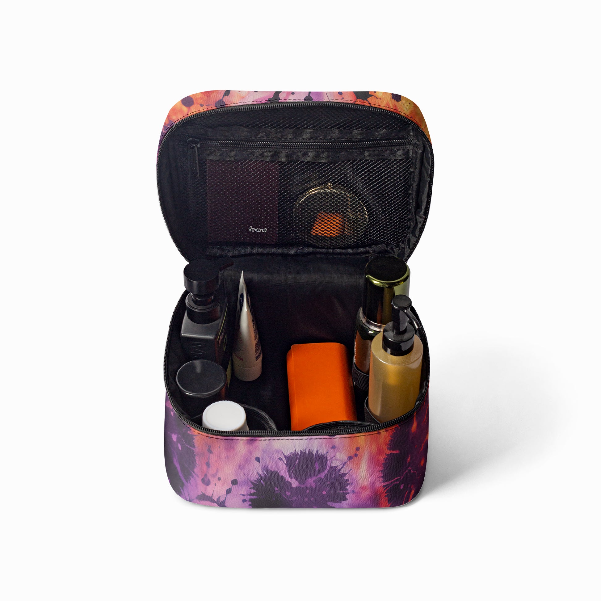 Große Kosmetiktasche - Gothic Tie Dye v3 Handbags JLR Design