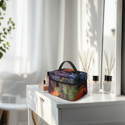 Große Kosmetiktasche - Gothic Tie Dye v4 Kosmetiktasche JLR Design