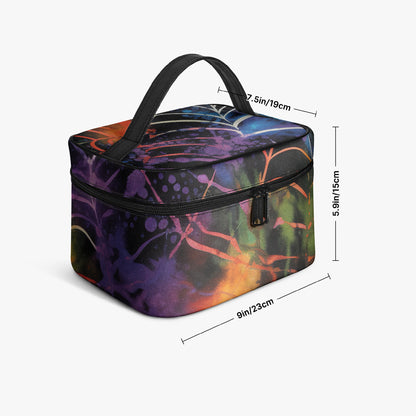 Große Kosmetiktasche - Gothic Tie Dye v4 Kosmetiktasche JLR Design