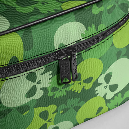 Große Kosmetiktasche - Green Skull Handbags JLR Design