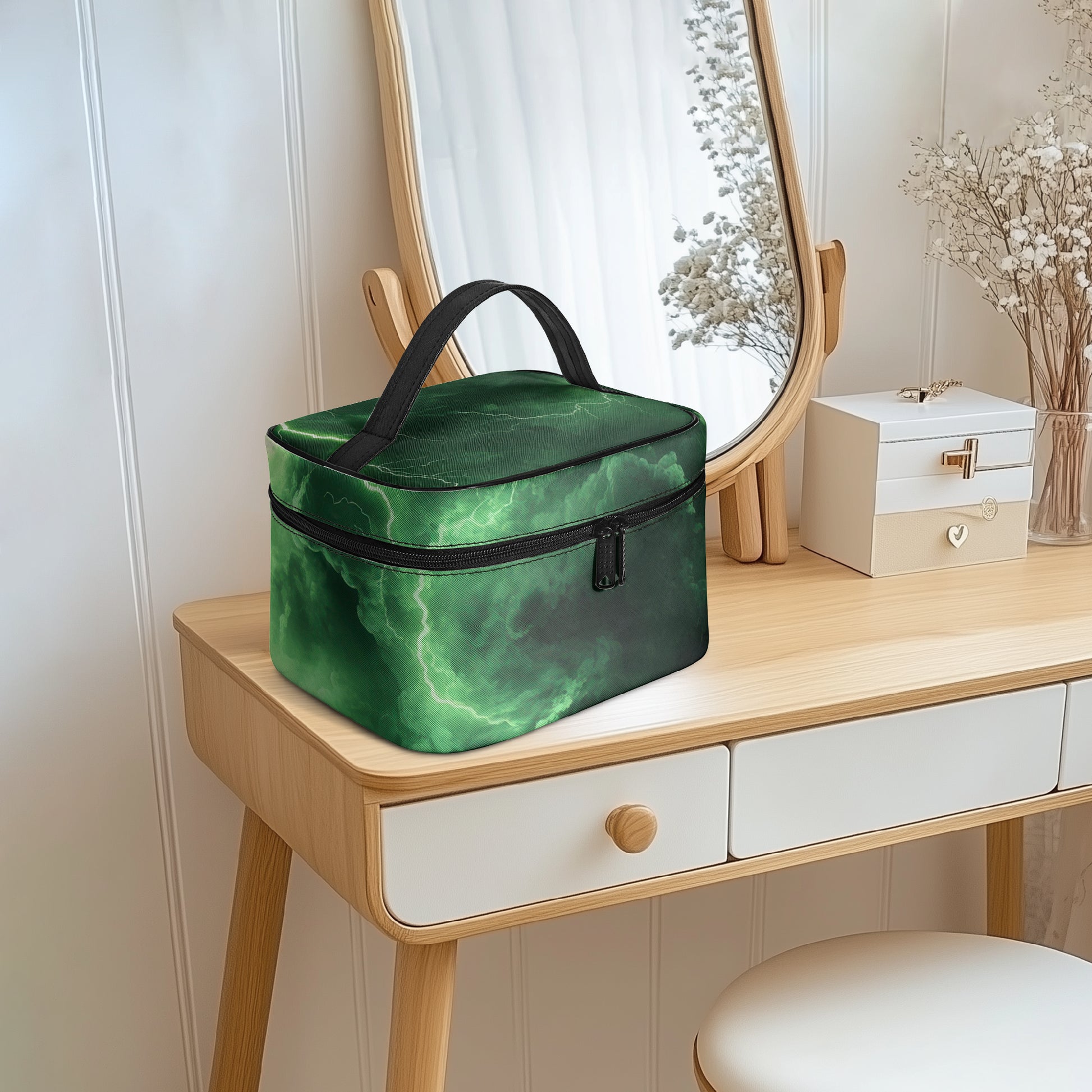 Große Kosmetiktasche - Green Thunder Kosmetiktasche JLR Design