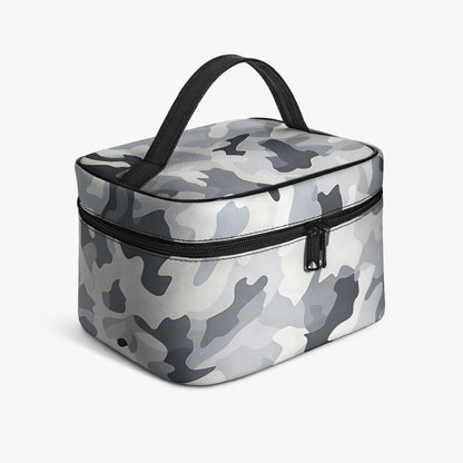 Große Kosmetiktasche - Grey Camouflage v1 Kosmetiktasche JLR Design