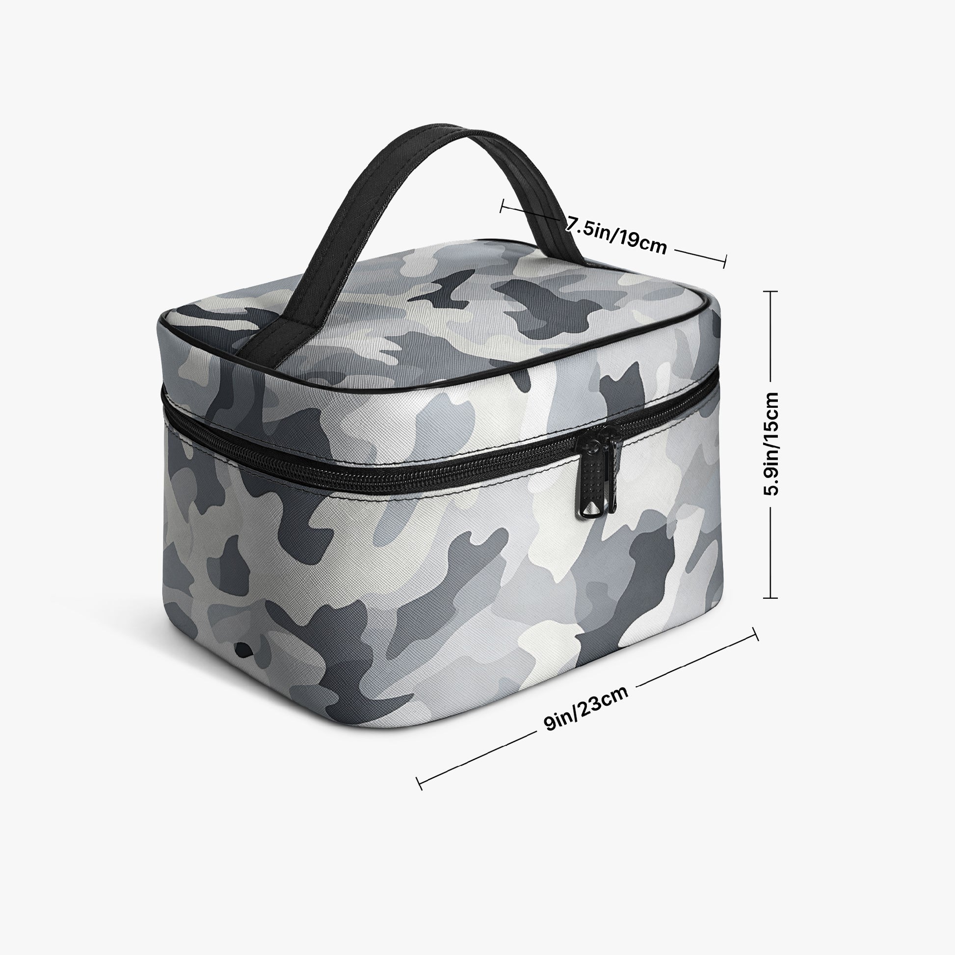 Große Kosmetiktasche - Grey Camouflage v1 Kosmetiktasche JLR Design