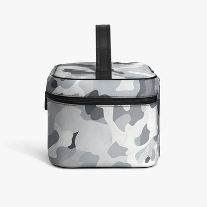 Große Kosmetiktasche - Grey Camouflage v1 Kosmetiktasche JLR Design