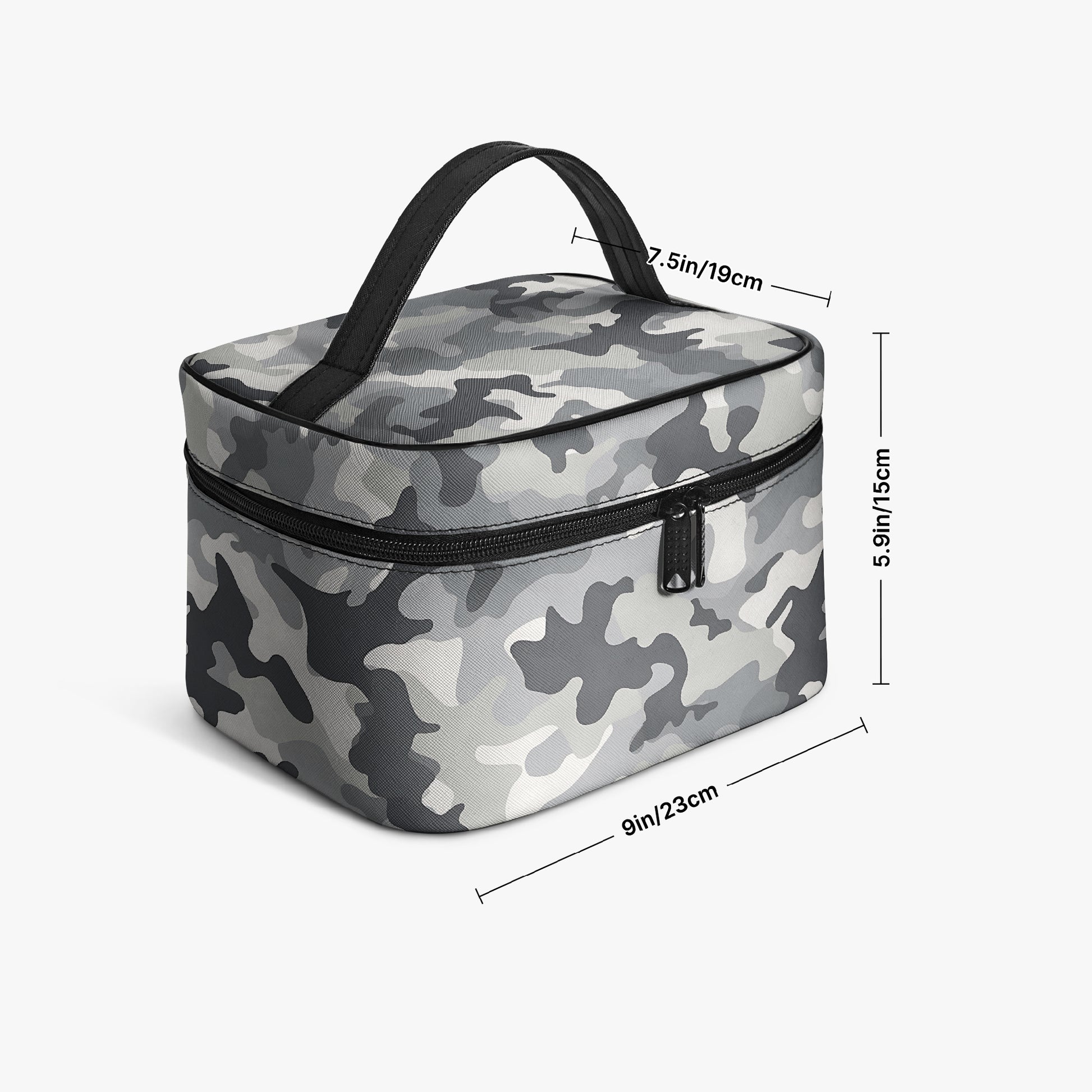Große Kosmetiktasche - Grey Camouflage v2 Kosmetiktasche JLR Design