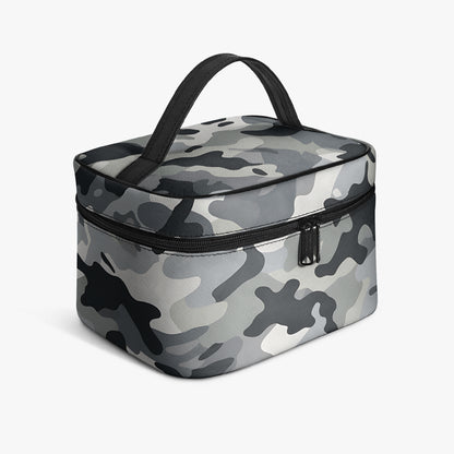 Große Kosmetiktasche - Grey Camouflage v3 Kosmetiktasche JLR Design
