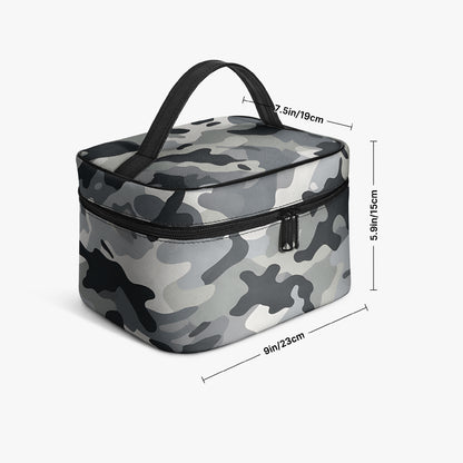 Große Kosmetiktasche - Grey Camouflage v3 Kosmetiktasche JLR Design