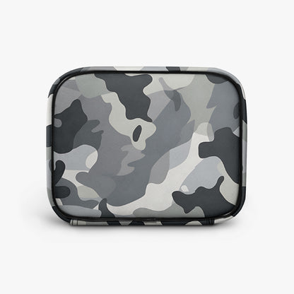 Große Kosmetiktasche - Grey Camouflage v3 Kosmetiktasche JLR Design