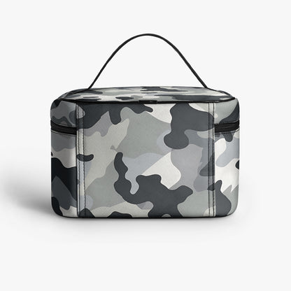 Große Kosmetiktasche - Grey Camouflage v3 Kosmetiktasche JLR Design