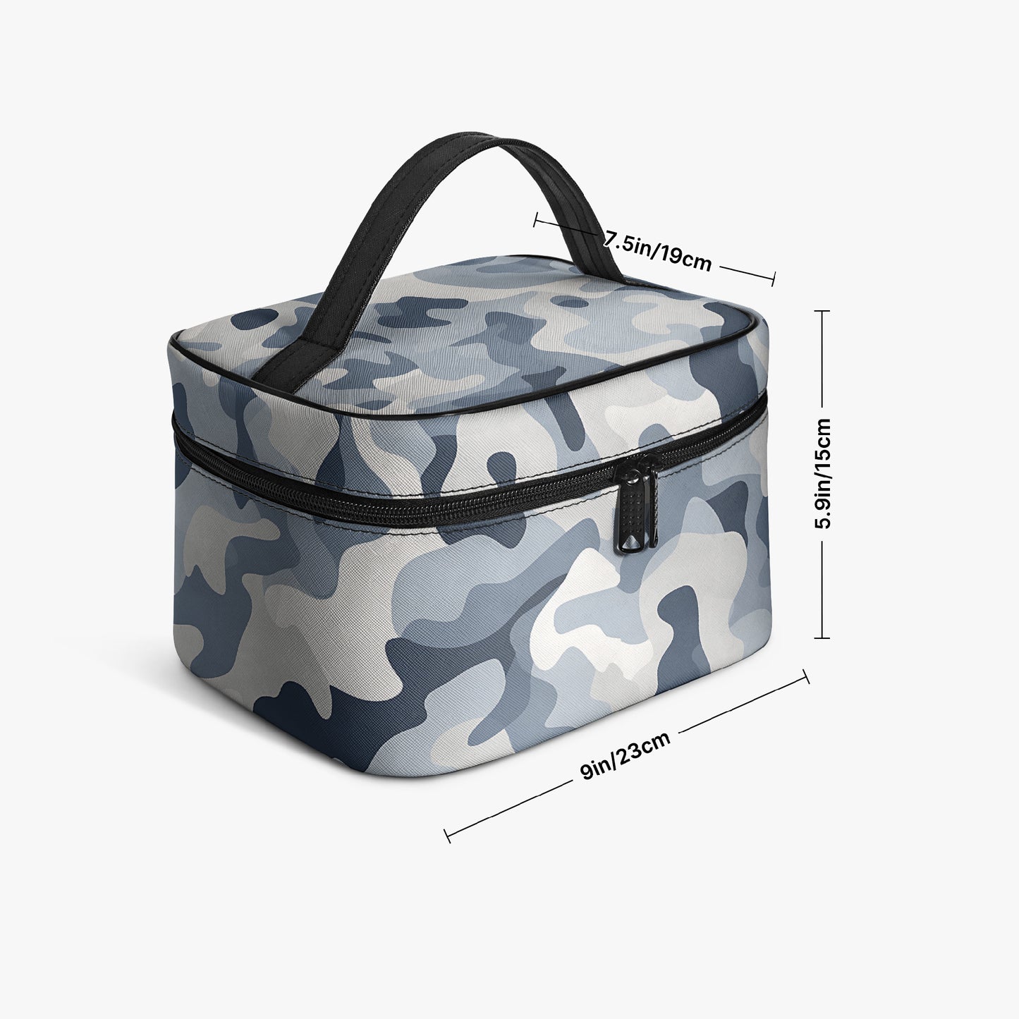 Große Kosmetiktasche - Grey Camouflage v4 Handbags JLR Design