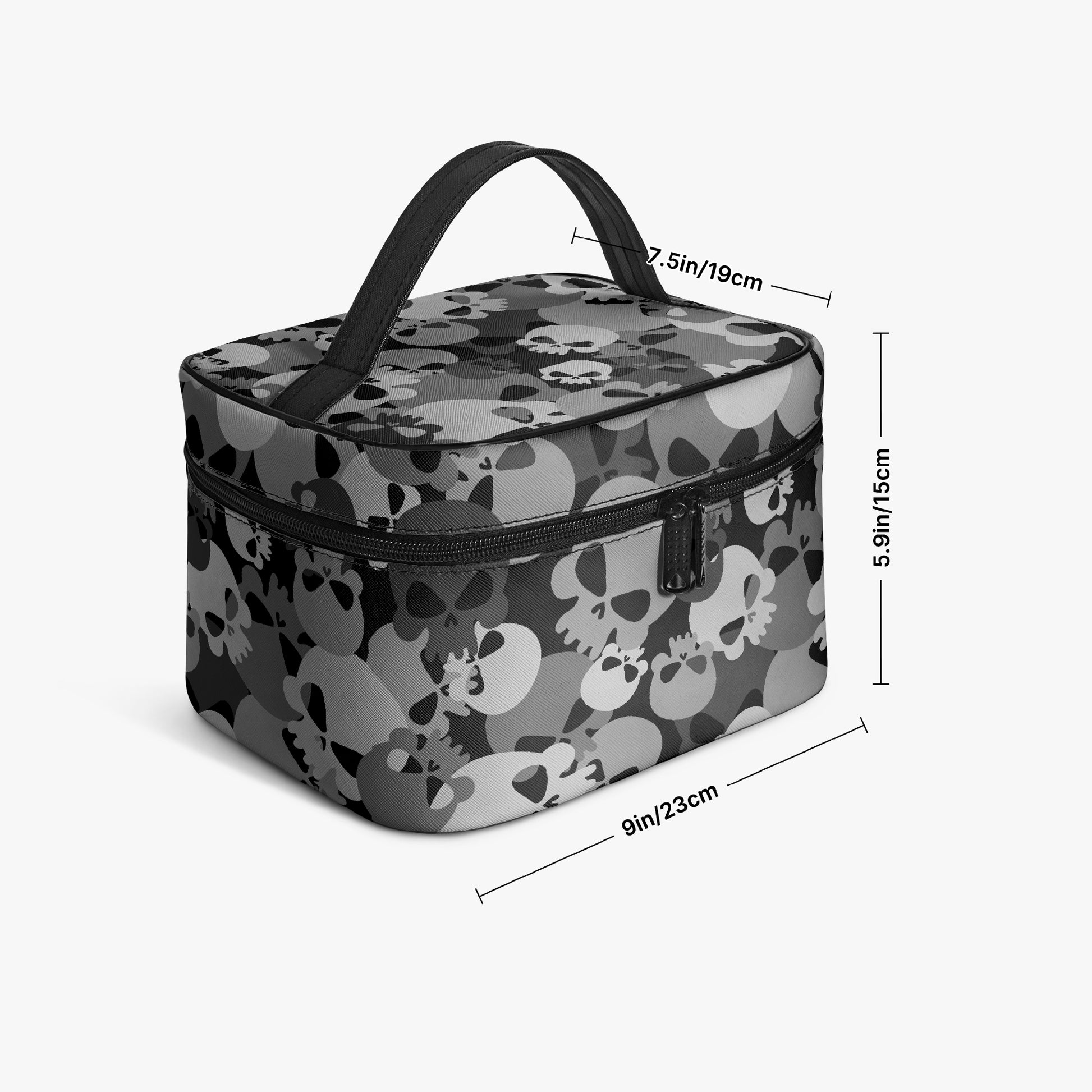Große Kosmetiktasche - Grey Skull Handbags JLR Design