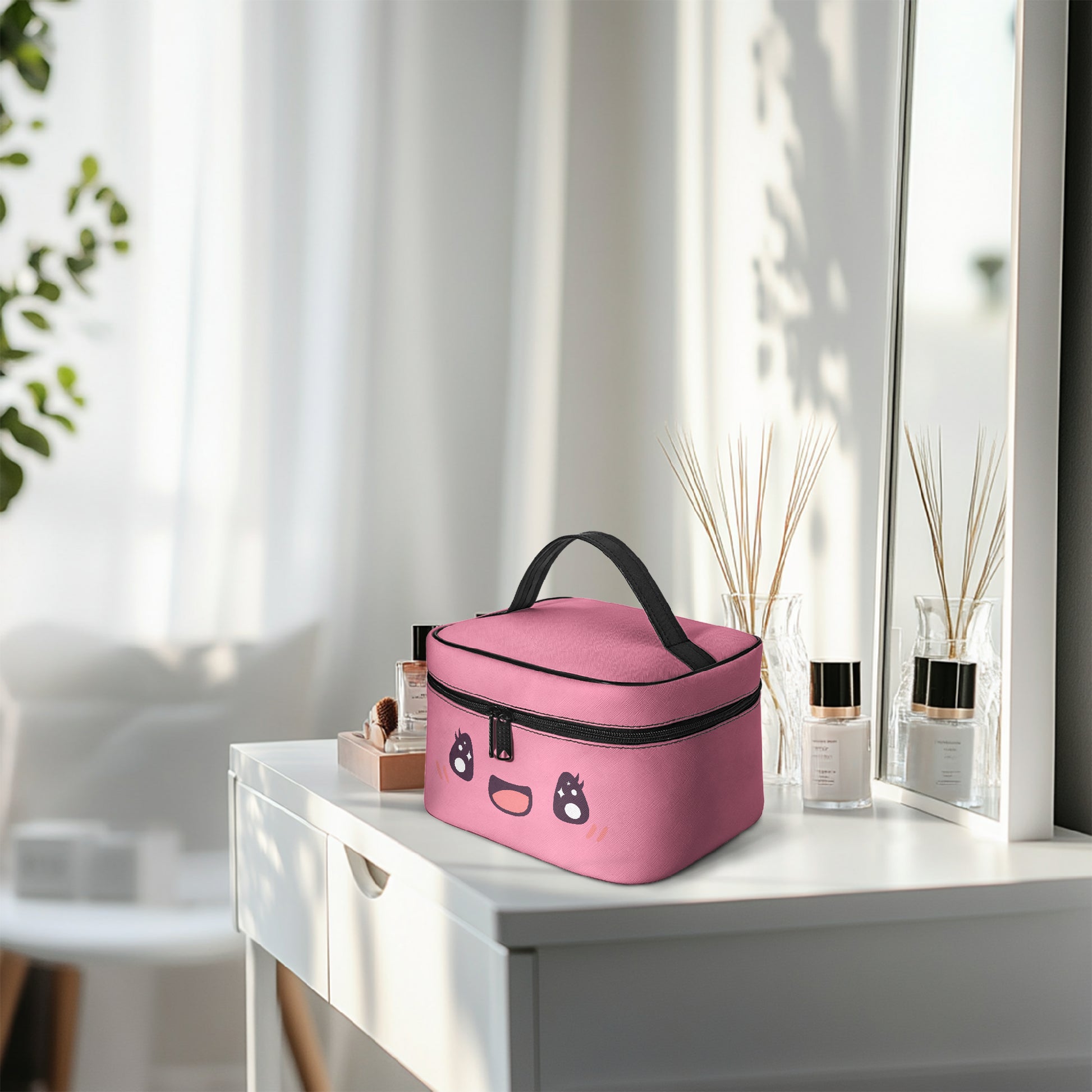 Große Kosmetiktasche - Happy Kawaii Kosmetiktasche JLR Design
