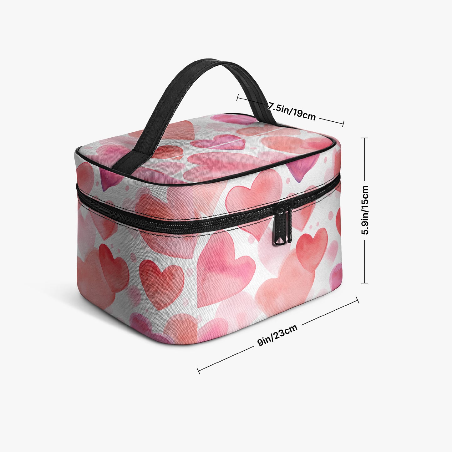 Große Kosmetiktasche - Hearts Kosmetiktasche JLR Design