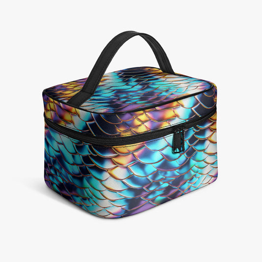 Große Kosmetiktasche - Holographic Scale Design Handbags JLR Design