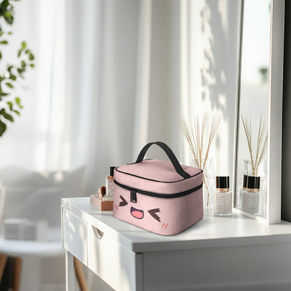 Große Kosmetiktasche - Lachendes Kawaii Kosmetiktasche JLR Design