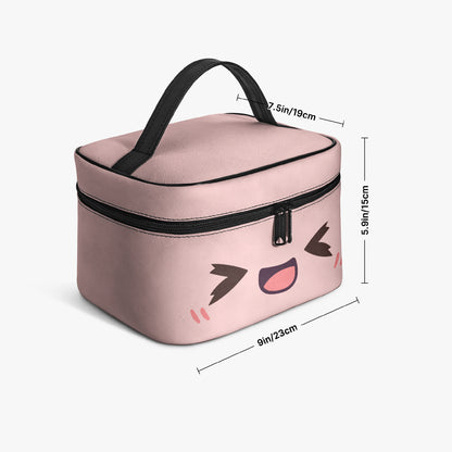 Große Kosmetiktasche - Lachendes Kawaii Kosmetiktasche JLR Design