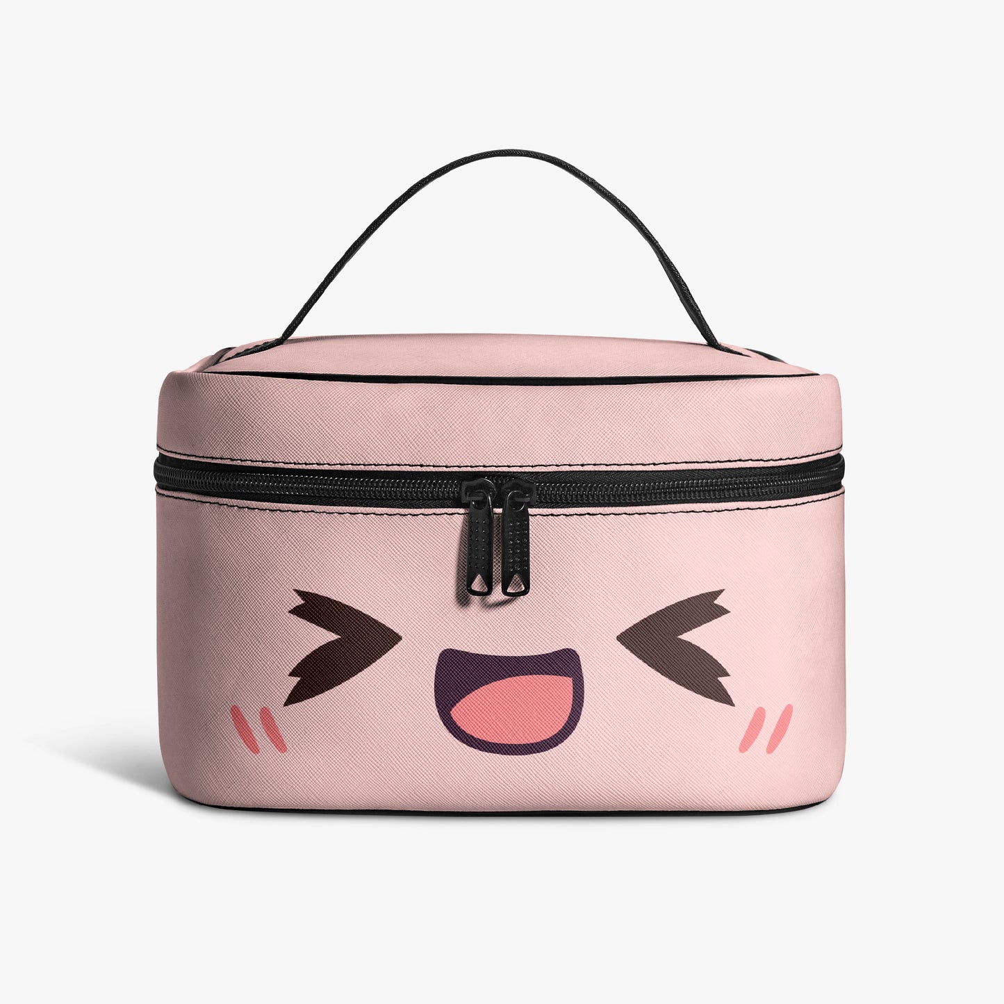 Große Kosmetiktasche - Lachendes Kawaii Kosmetiktasche JLR Design