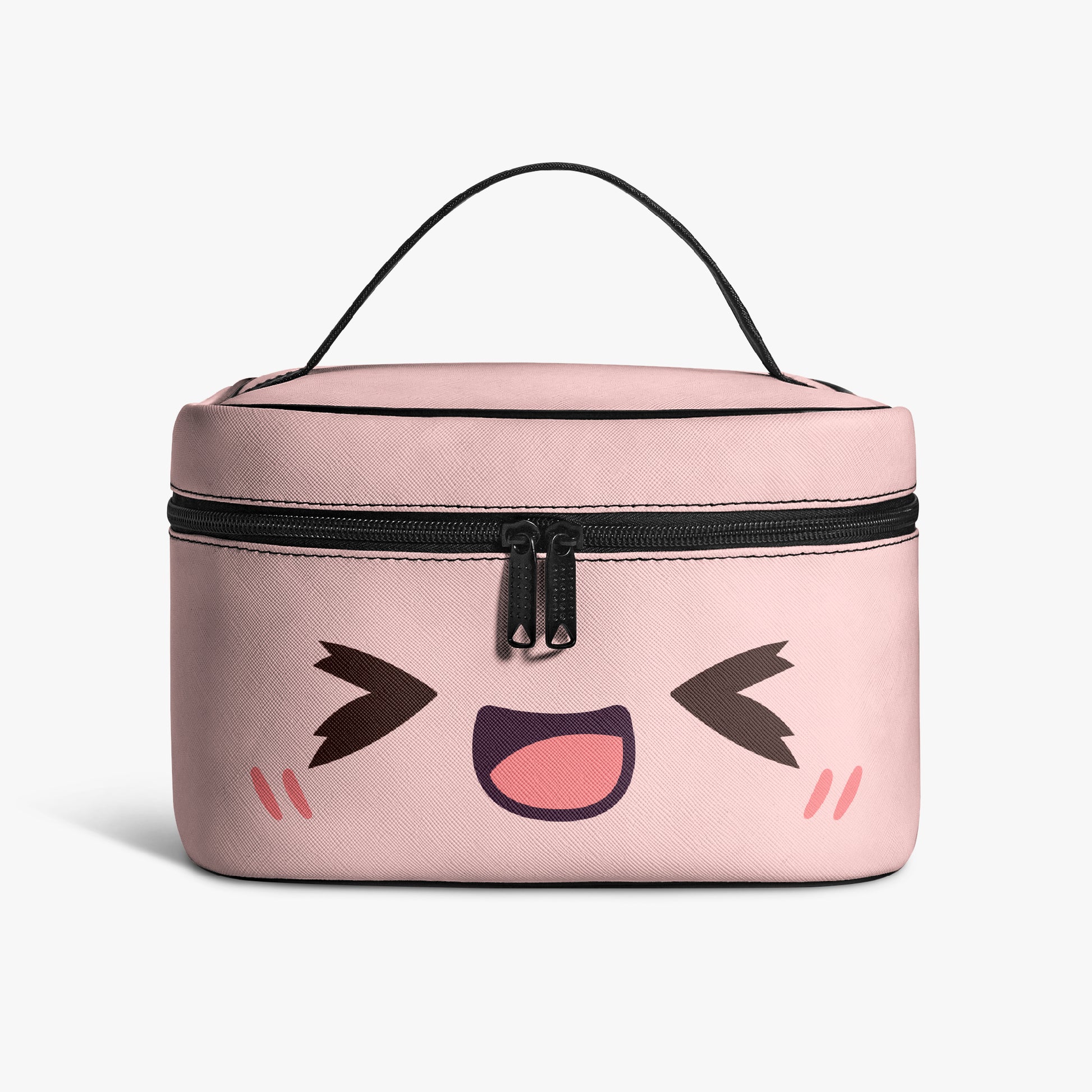 Große Kosmetiktasche - Lachendes Kawaii Kosmetiktasche JLR Design