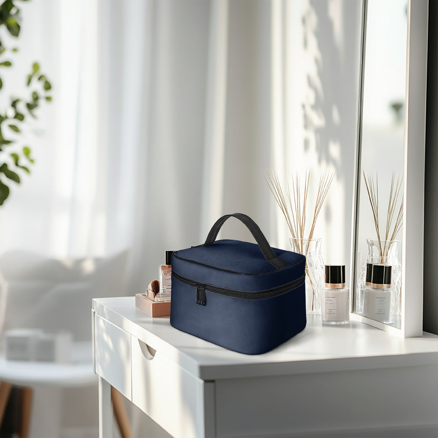 Große Kosmetiktasche - Navy Kosmetiktasche JLR Design