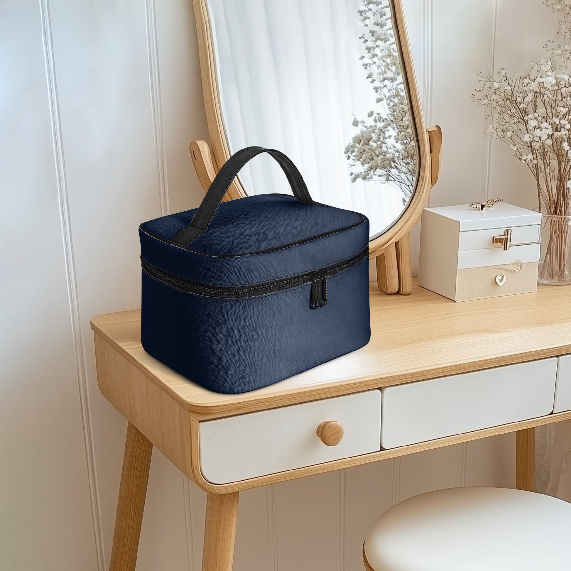 Große Kosmetiktasche - Navy Kosmetiktasche JLR Design
