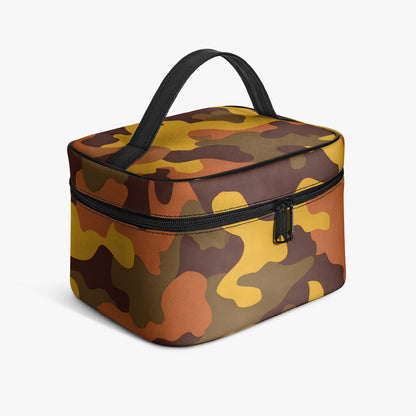 Große Kosmetiktasche - Orange Camouflage v1 Handbags JLR Design