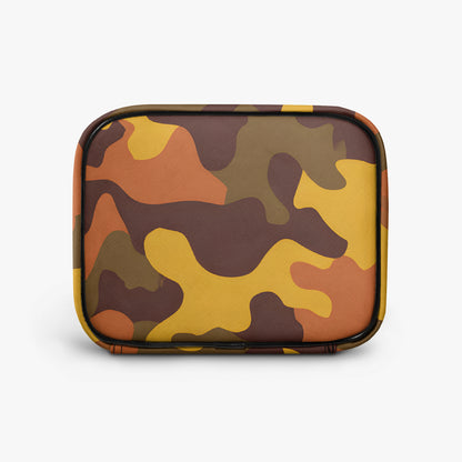 Große Kosmetiktasche - Orange Camouflage v1 Handbags JLR Design