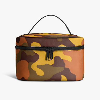 Große Kosmetiktasche - Orange Camouflage v1 Handbags JLR Design