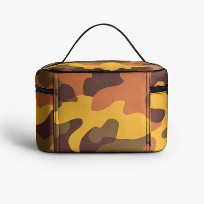Große Kosmetiktasche - Orange Camouflage v1 Handbags JLR Design