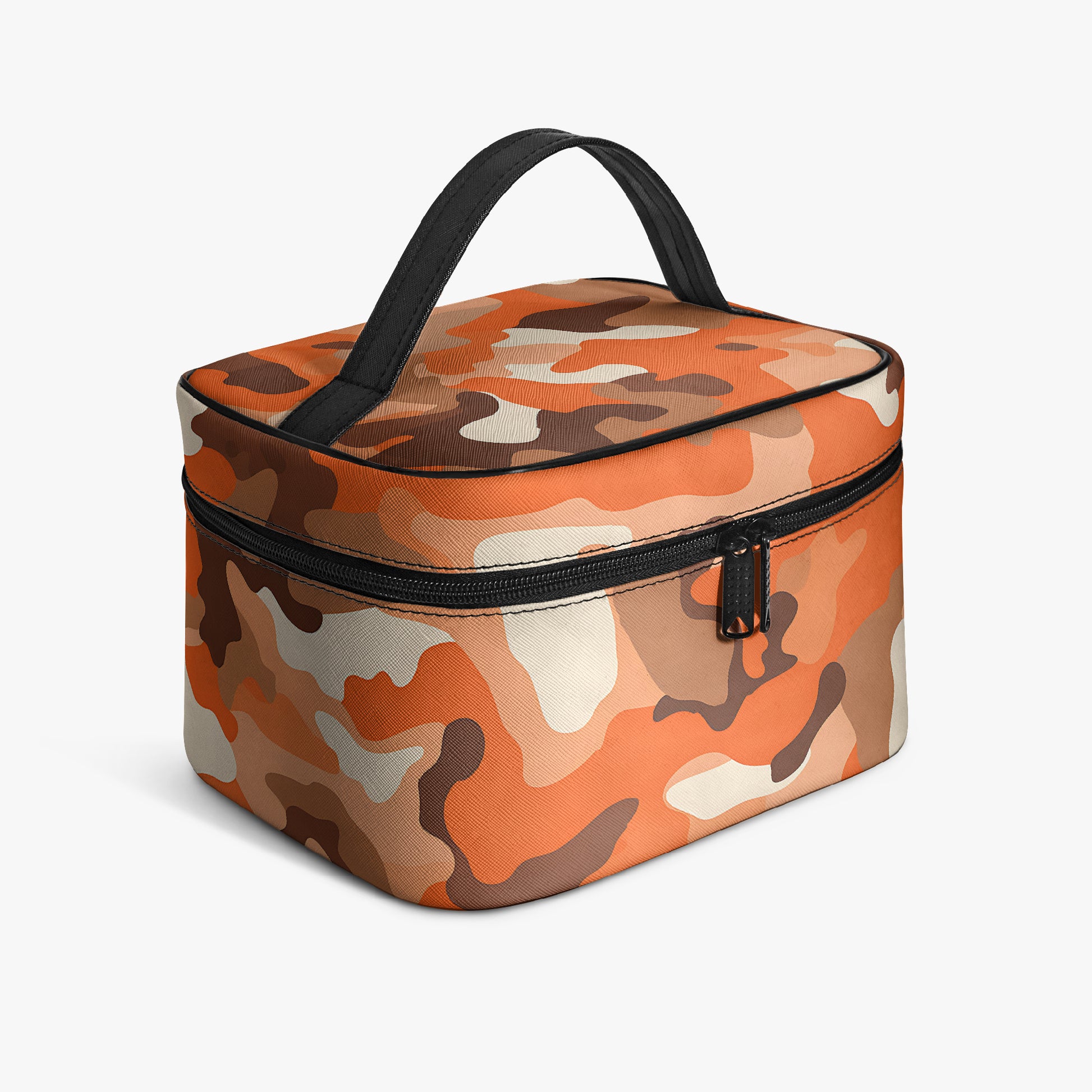 Große Kosmetiktasche - Orange Camouflage v2 Handbags JLR Design