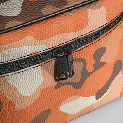 Große Kosmetiktasche - Orange Camouflage v2 Handbags JLR Design