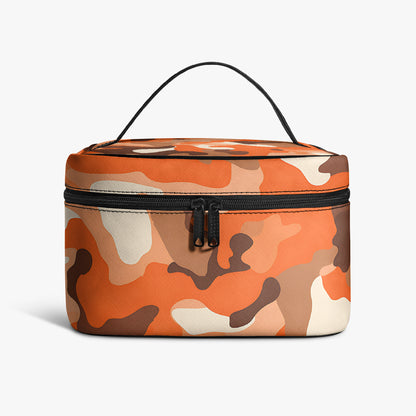 Große Kosmetiktasche - Orange Camouflage v2 Handbags JLR Design