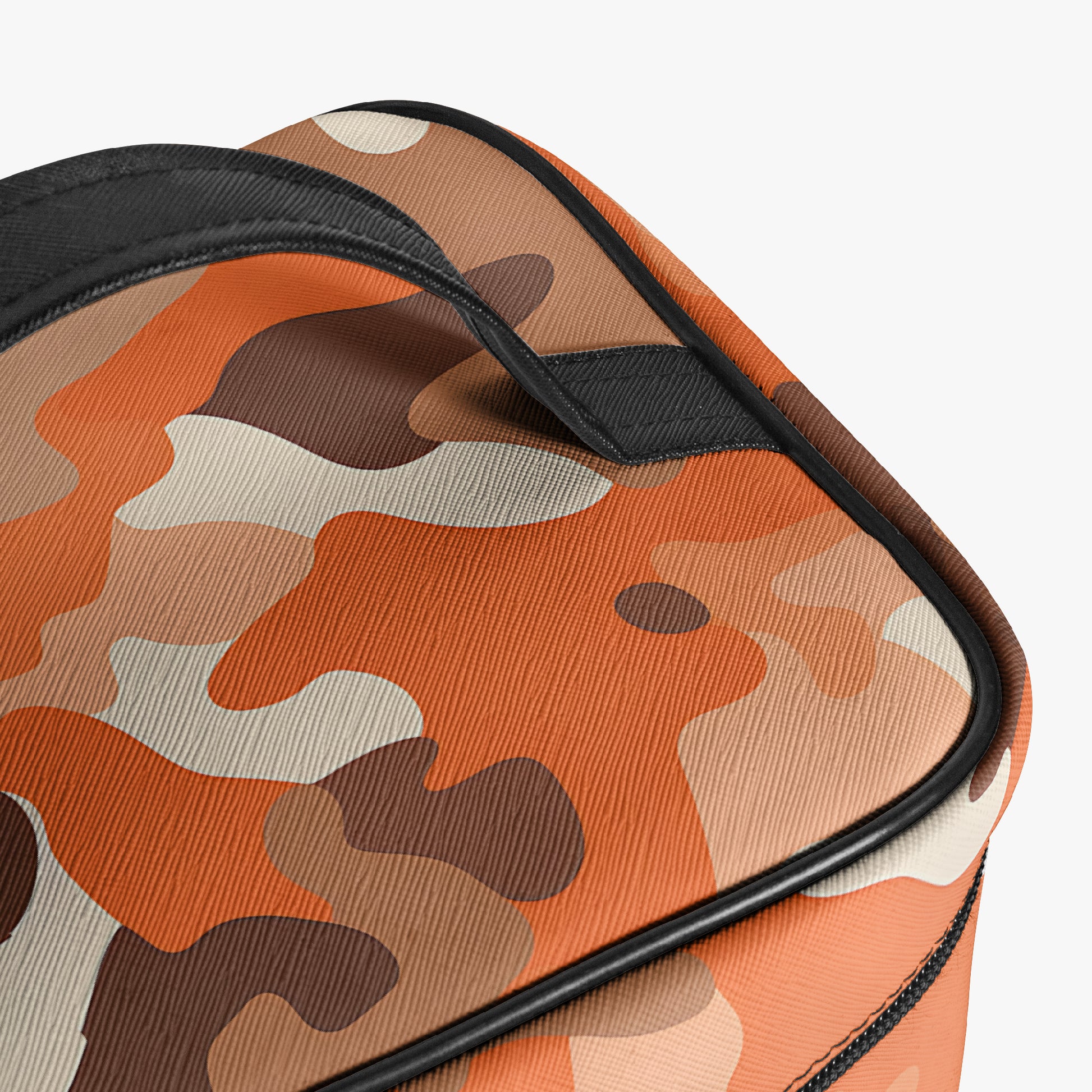 Große Kosmetiktasche - Orange Camouflage v2 Handbags JLR Design