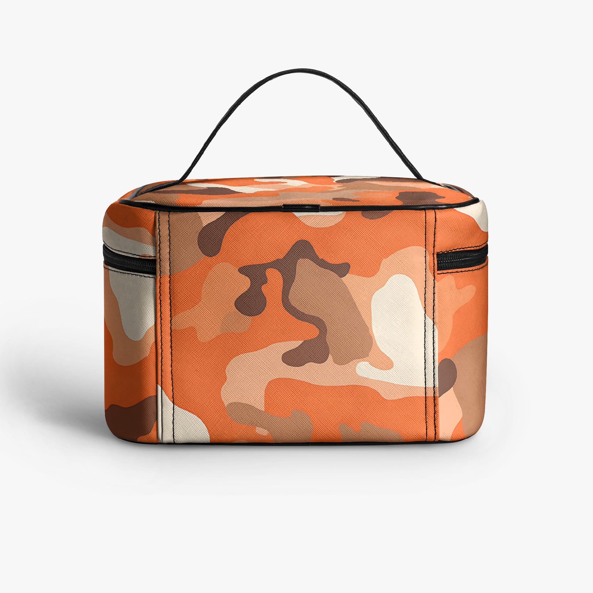 Große Kosmetiktasche - Orange Camouflage v2 Handbags JLR Design